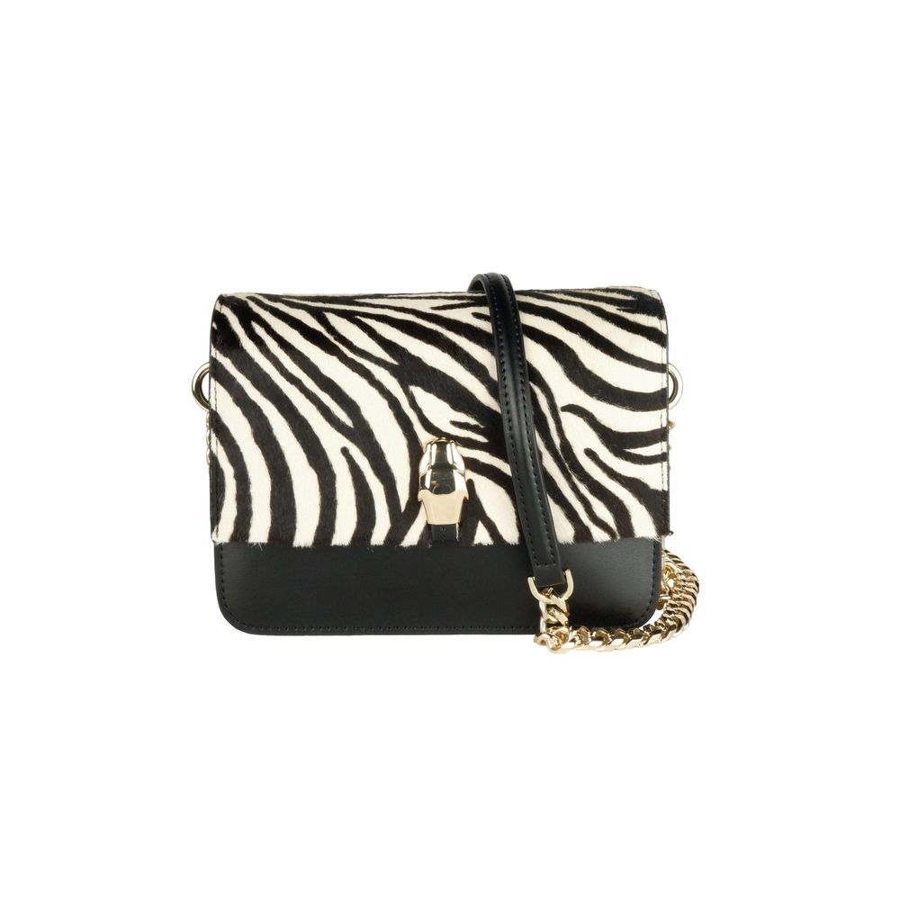 Hunter Black And White  Shoulder Bag