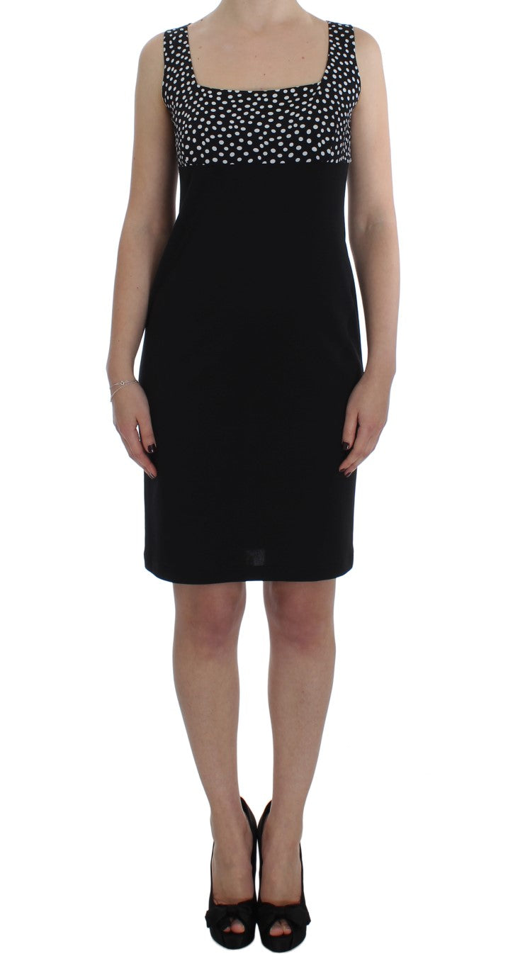 Black Stretch Sheath Dress & Sweater Set