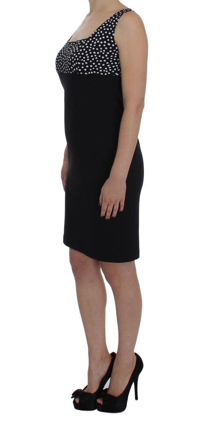 Black Stretch Sheath Dress & Sweater Set