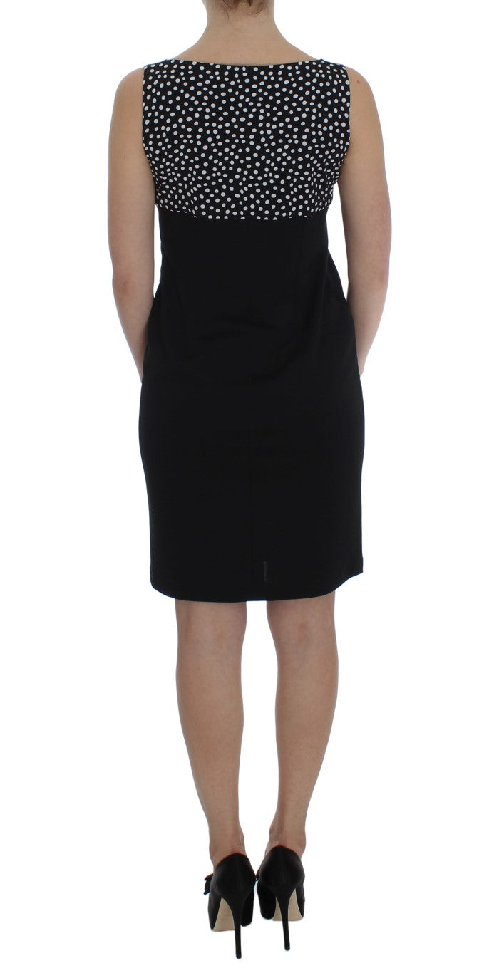 Black Stretch Sheath Dress & Sweater Set