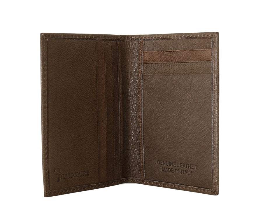 Brown Leather Bifold Wallet