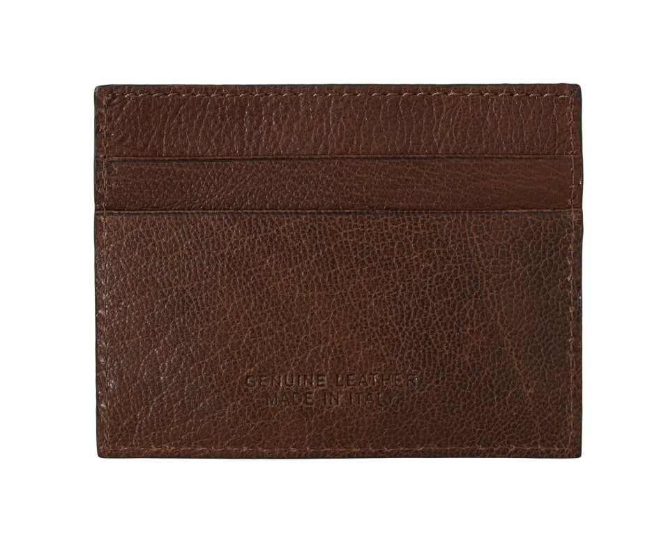 Brown Leather Cardholder Wallet