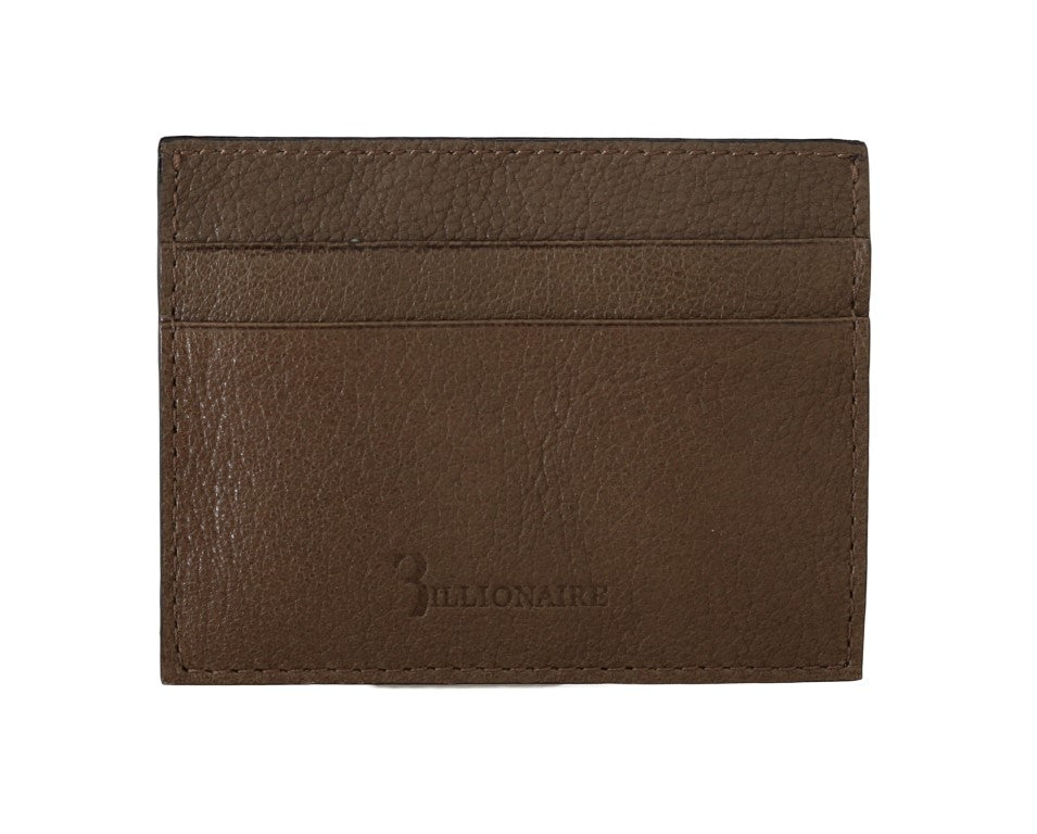 Brown Leather Cardholder Wallet