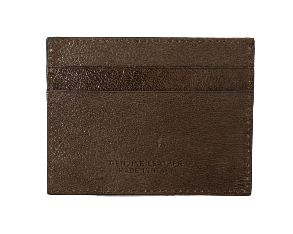 Brown Leather Cardholder Wallet