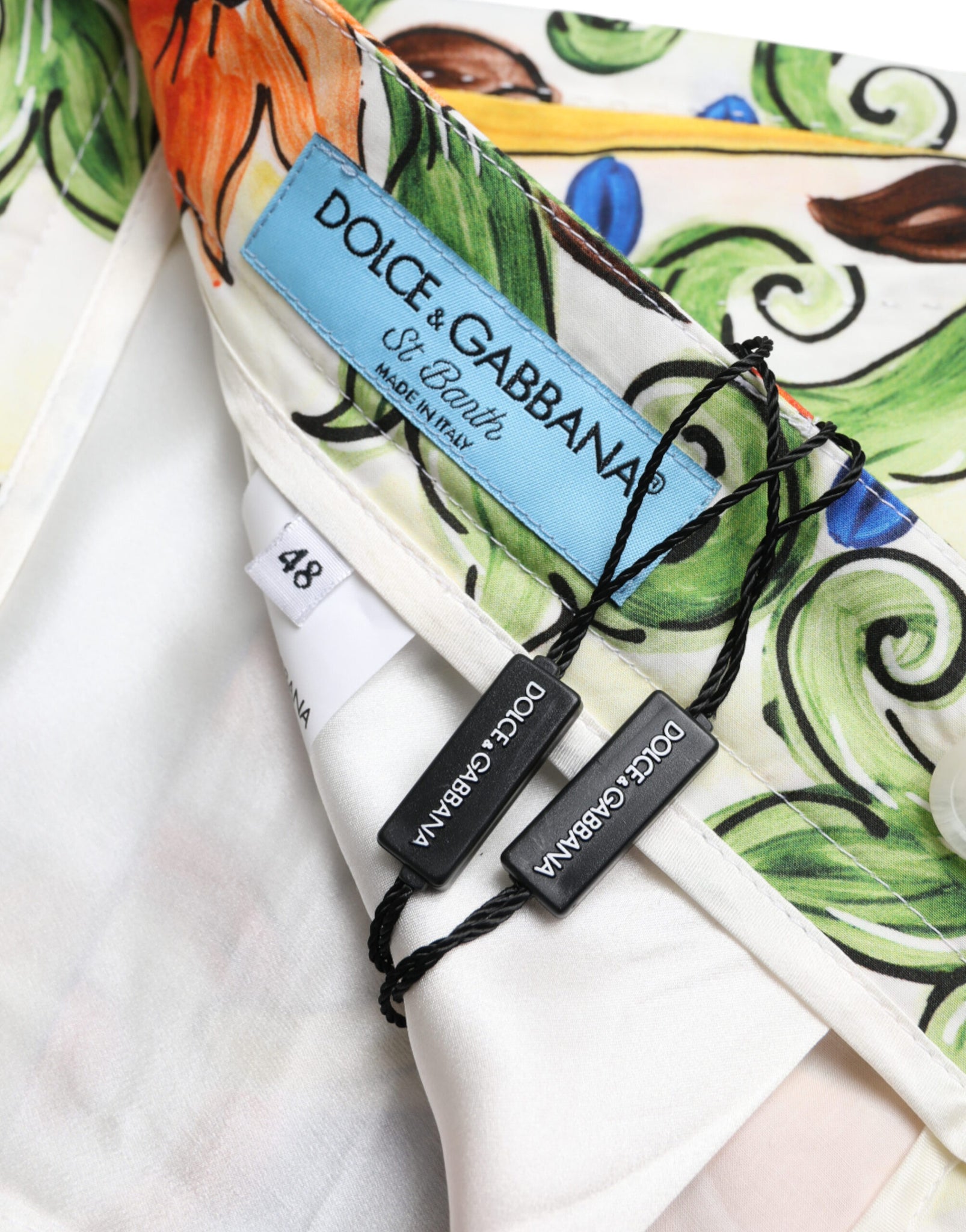 Dolce & Gabbana Majestic Majolica Print Bermuda Shorts