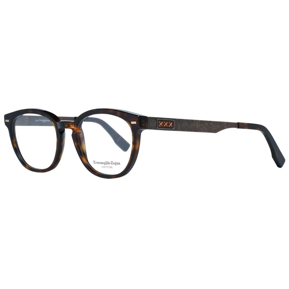 Zegna Couture Brown Men Optical Frames