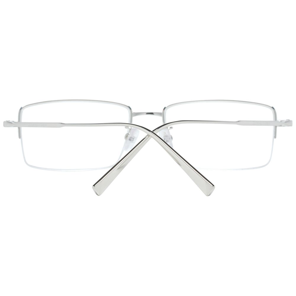 Ermenegildo Zegna Silver Men Optical Frames