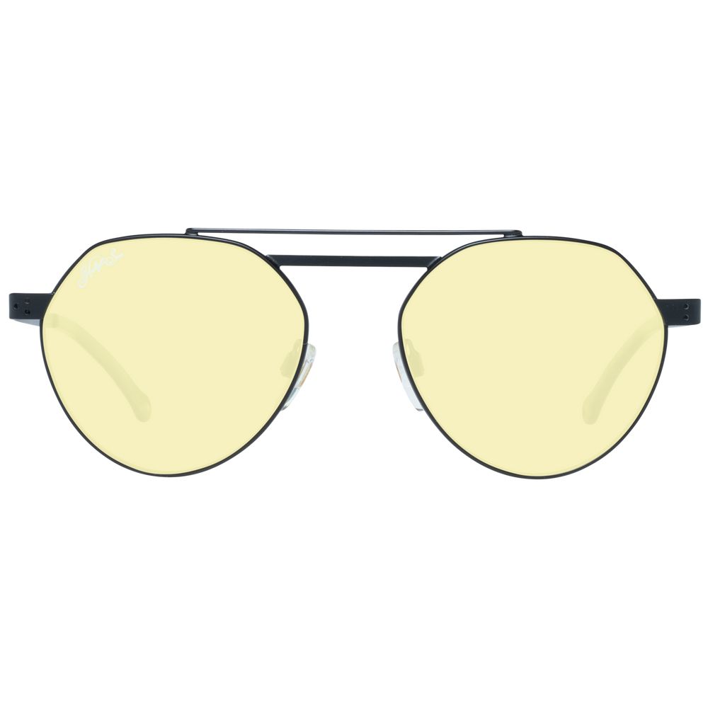 Hally & Son Black Unisex Sunglasses