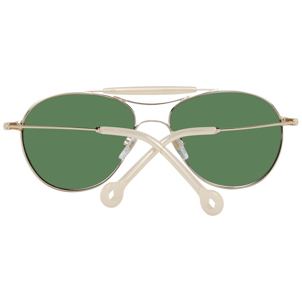 Hally & Son Gold Unisex Sunglasses