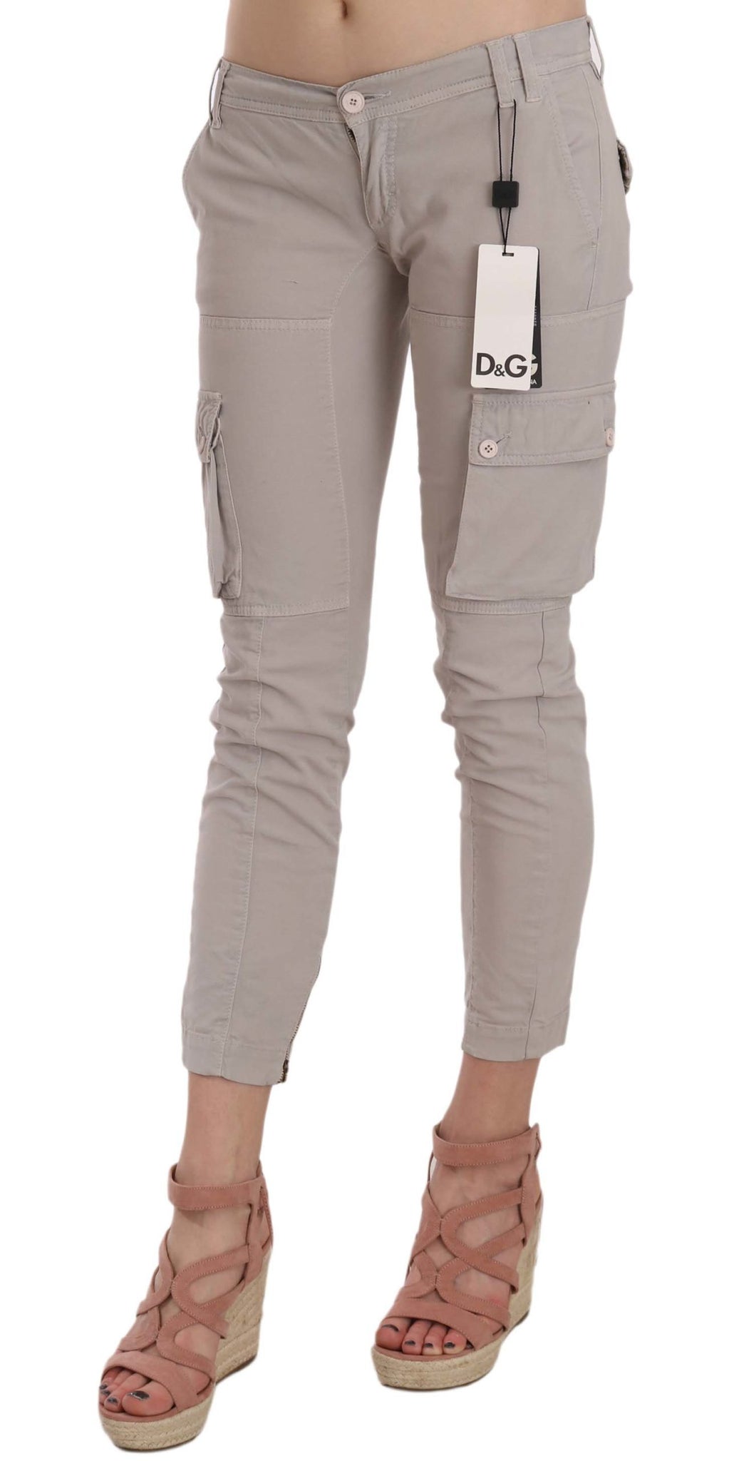 Casual Fitted Khaki Trousers Pants