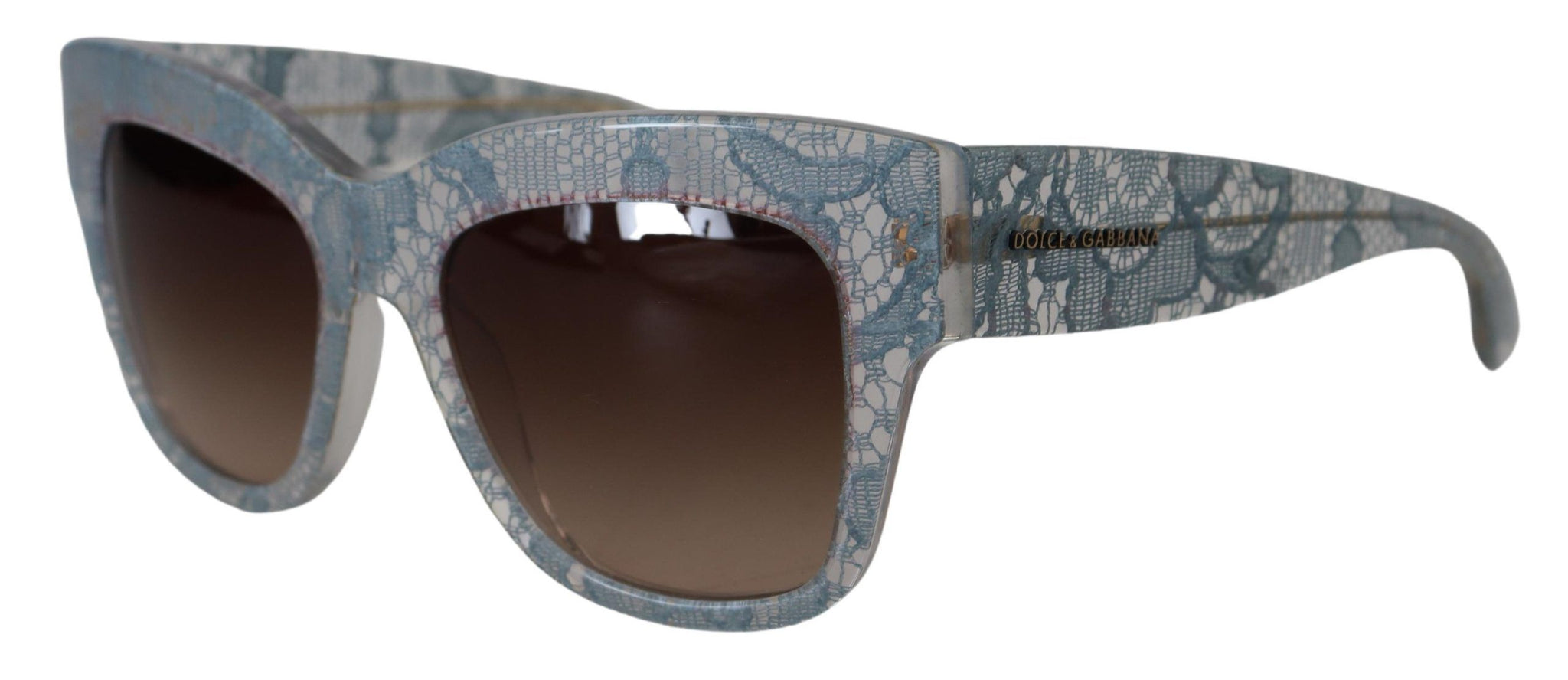 Blue Lace Acetate Rectangle Shades DG4231 Sunglasses