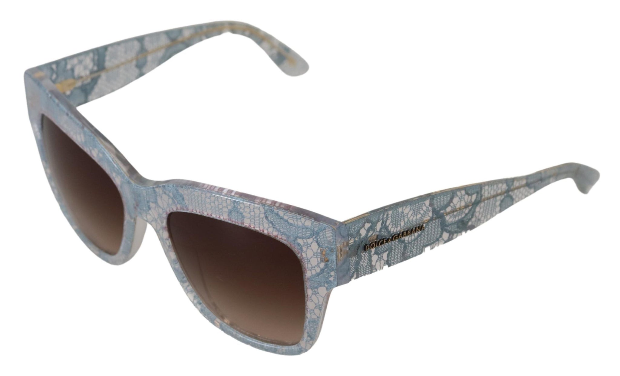 Blue Lace Acetate Rectangle Shades DG4231 Sunglasses