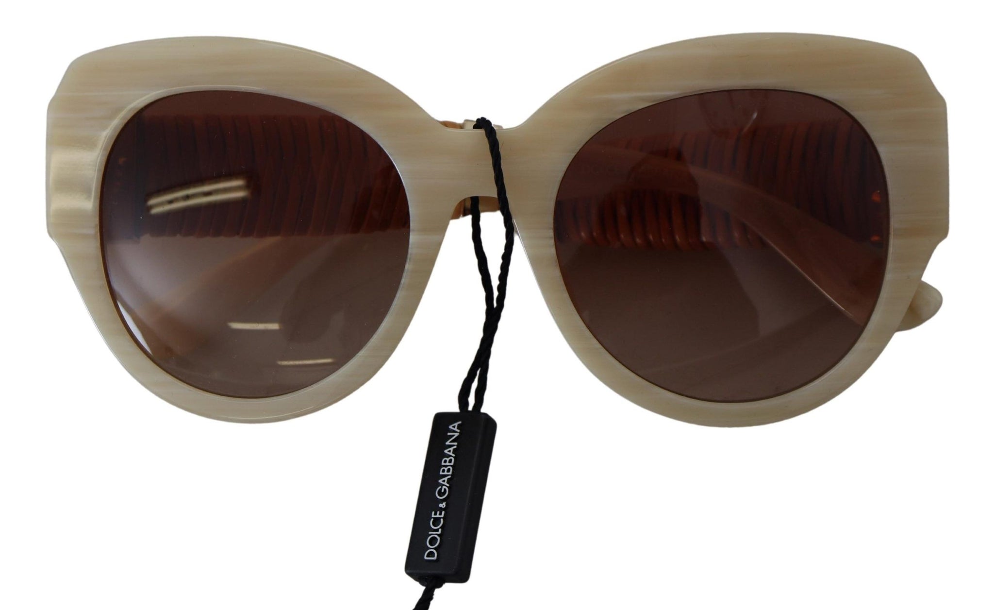 Beige Acetate Full Rim Brown Lense DG4294 Sunglasses