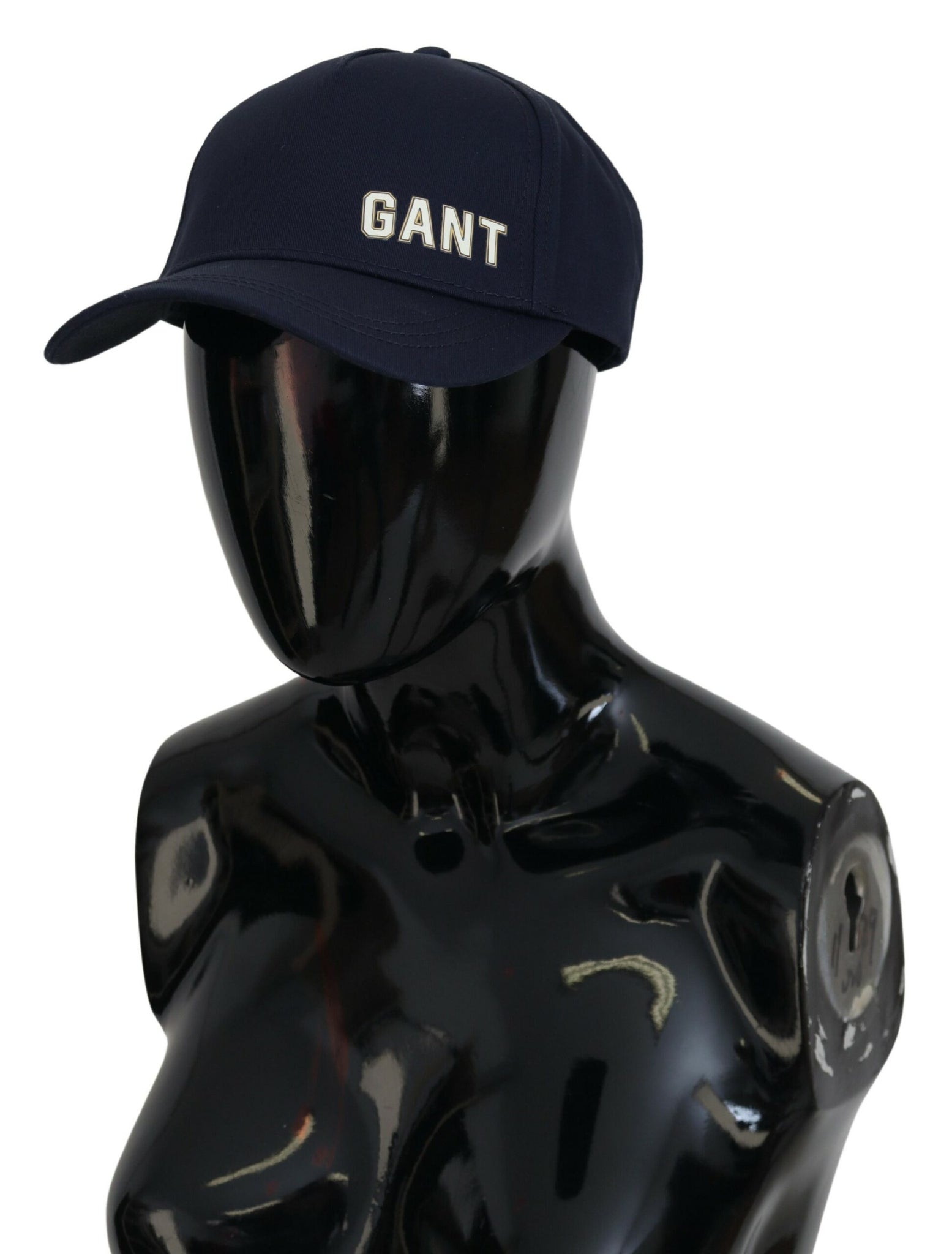 Gant Blue Cotton Logo Print Baseball Cap Casual Hat