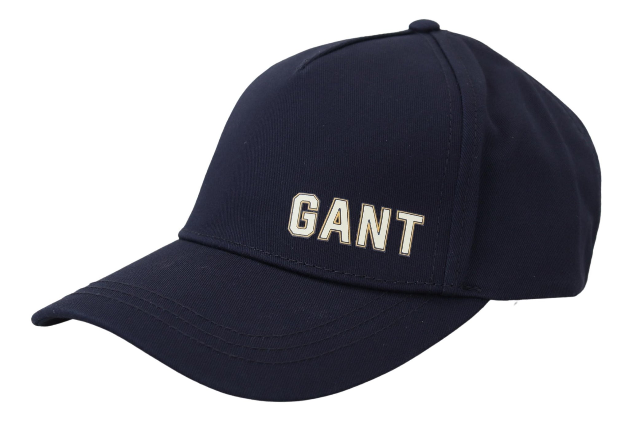 Gant Blue Cotton Logo Print Baseball Cap Casual Hat