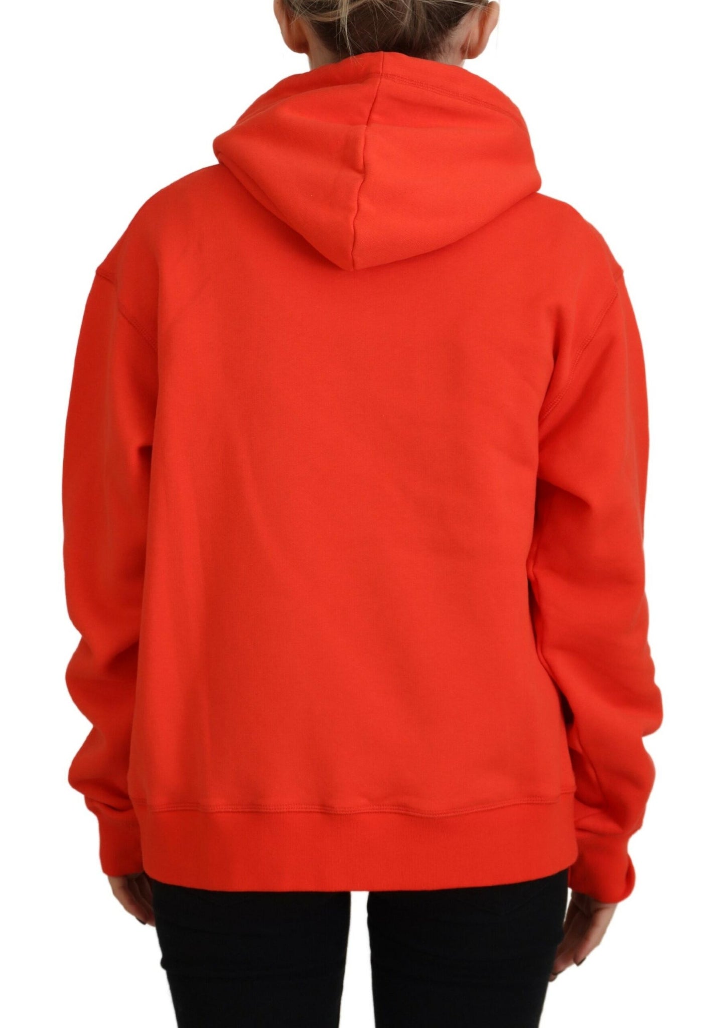 Dsquared² Red Mini Icon Cotton Hoodie Sweatshirt Sweater