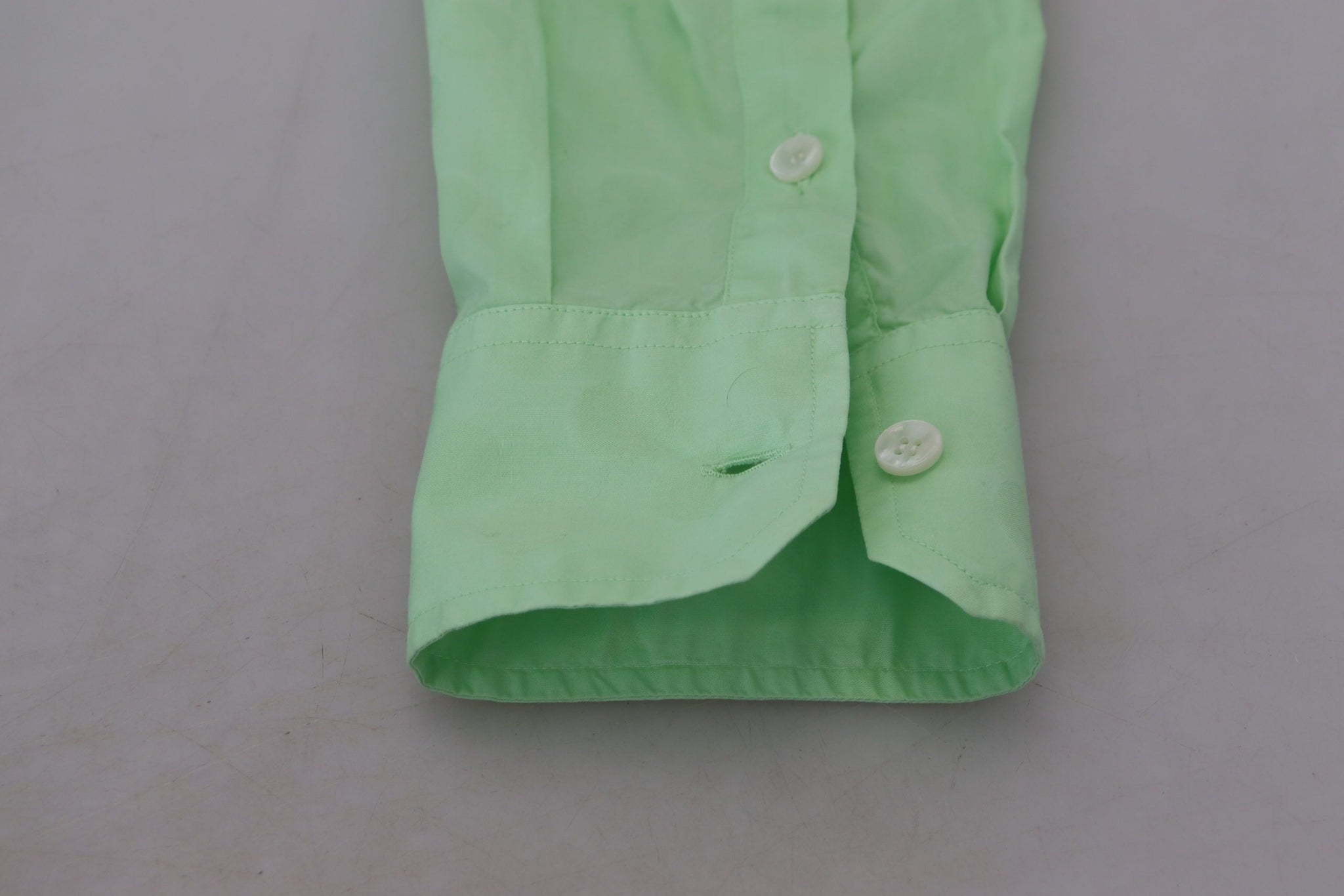 Mint Green Long Sleeves Button Down Shirt