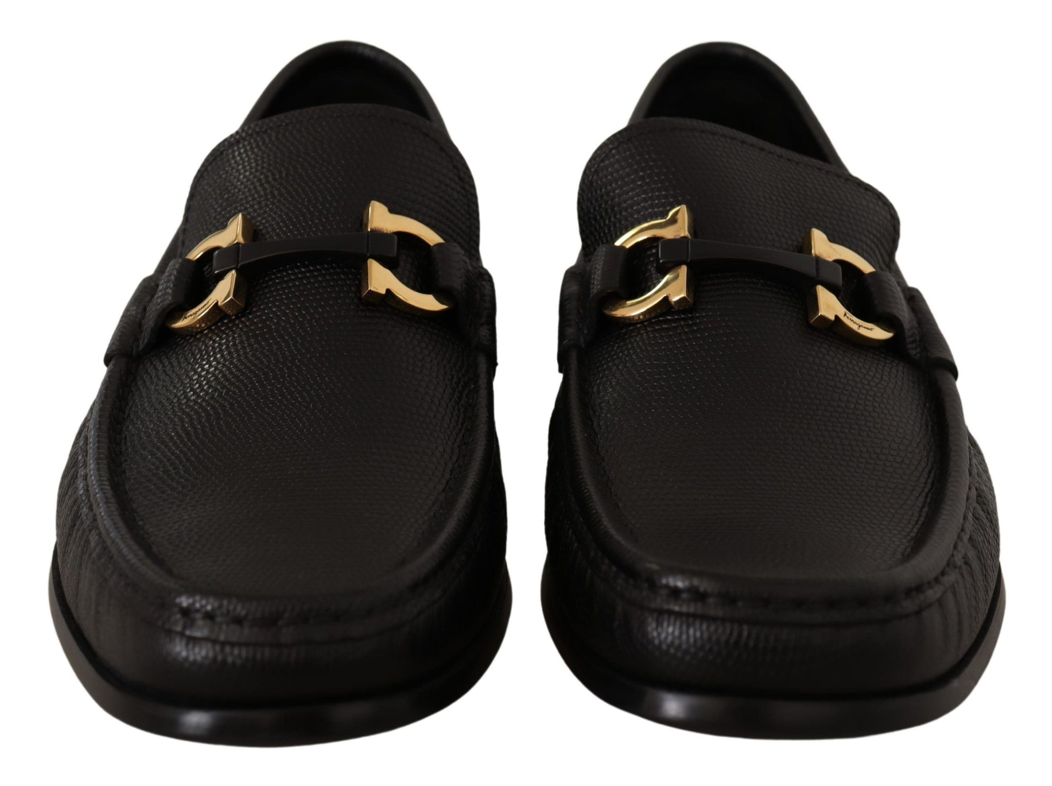 Black Calf Leather Moccasins Loafers Shoes