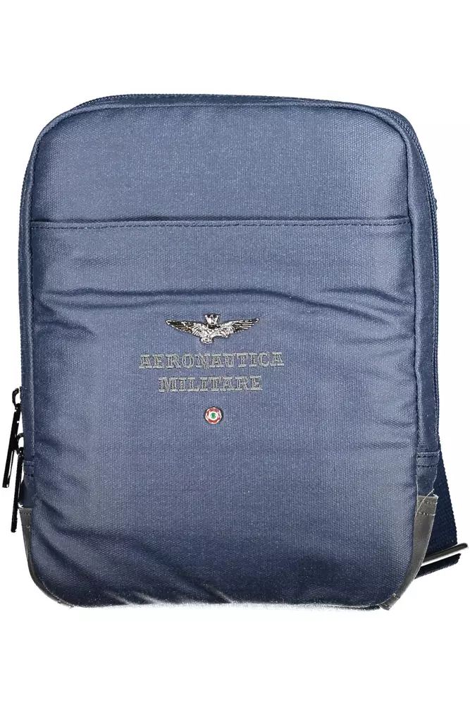 Aeronautica Militare Blue Contrast Detail Shoulder Bag