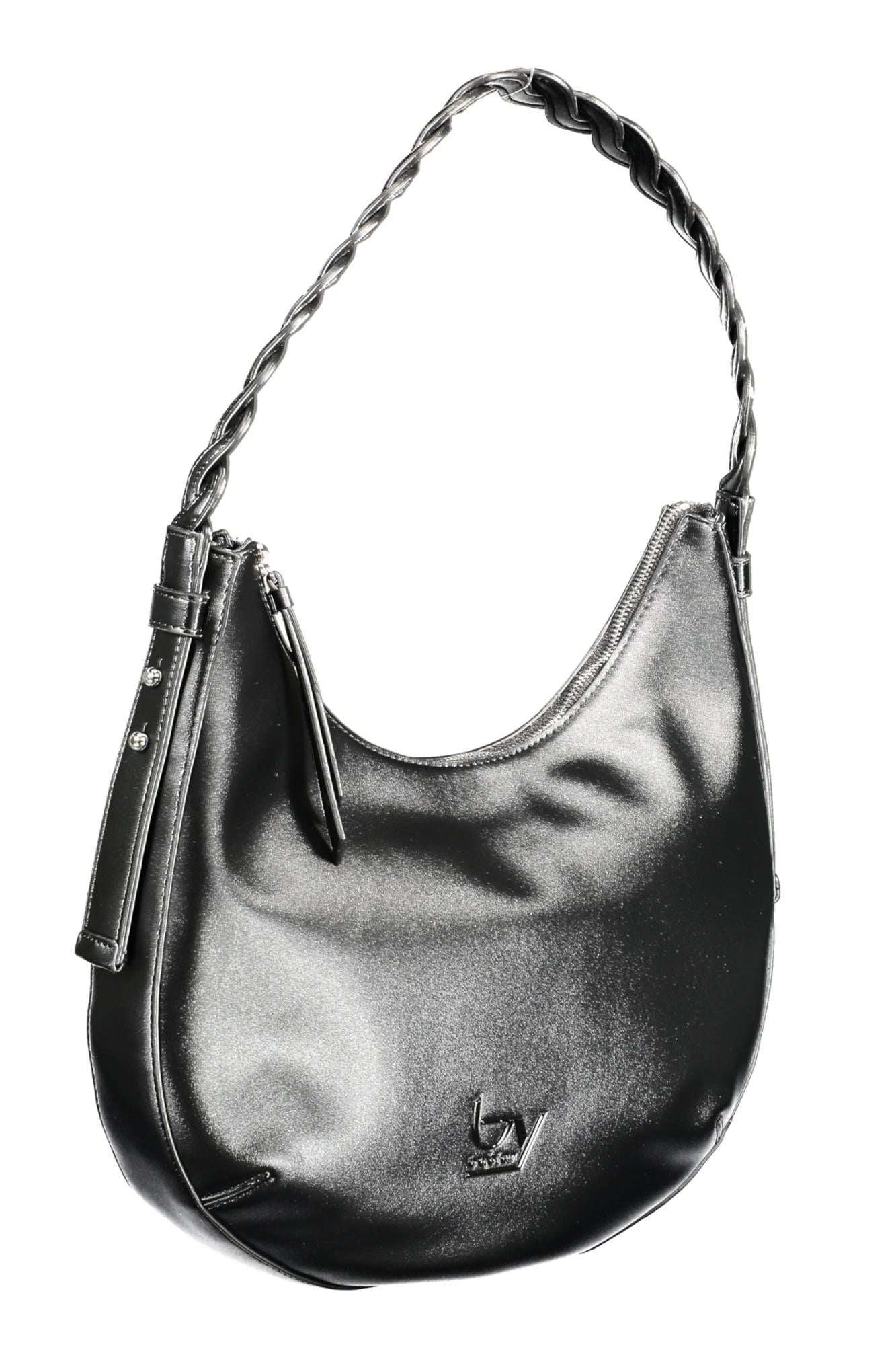 BYBLOS Chic Contrasting Detail Black Shoulder Bag