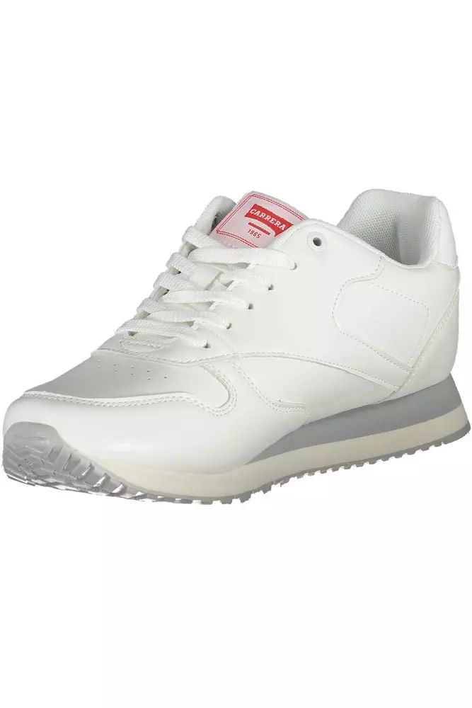 Carrera Sleek White Eco-Leather Sneakers