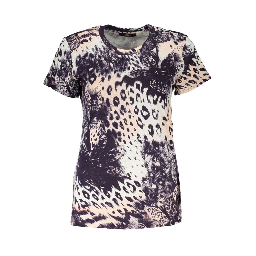 Cavalli Class Pink Cotton Tops & T-Shirt