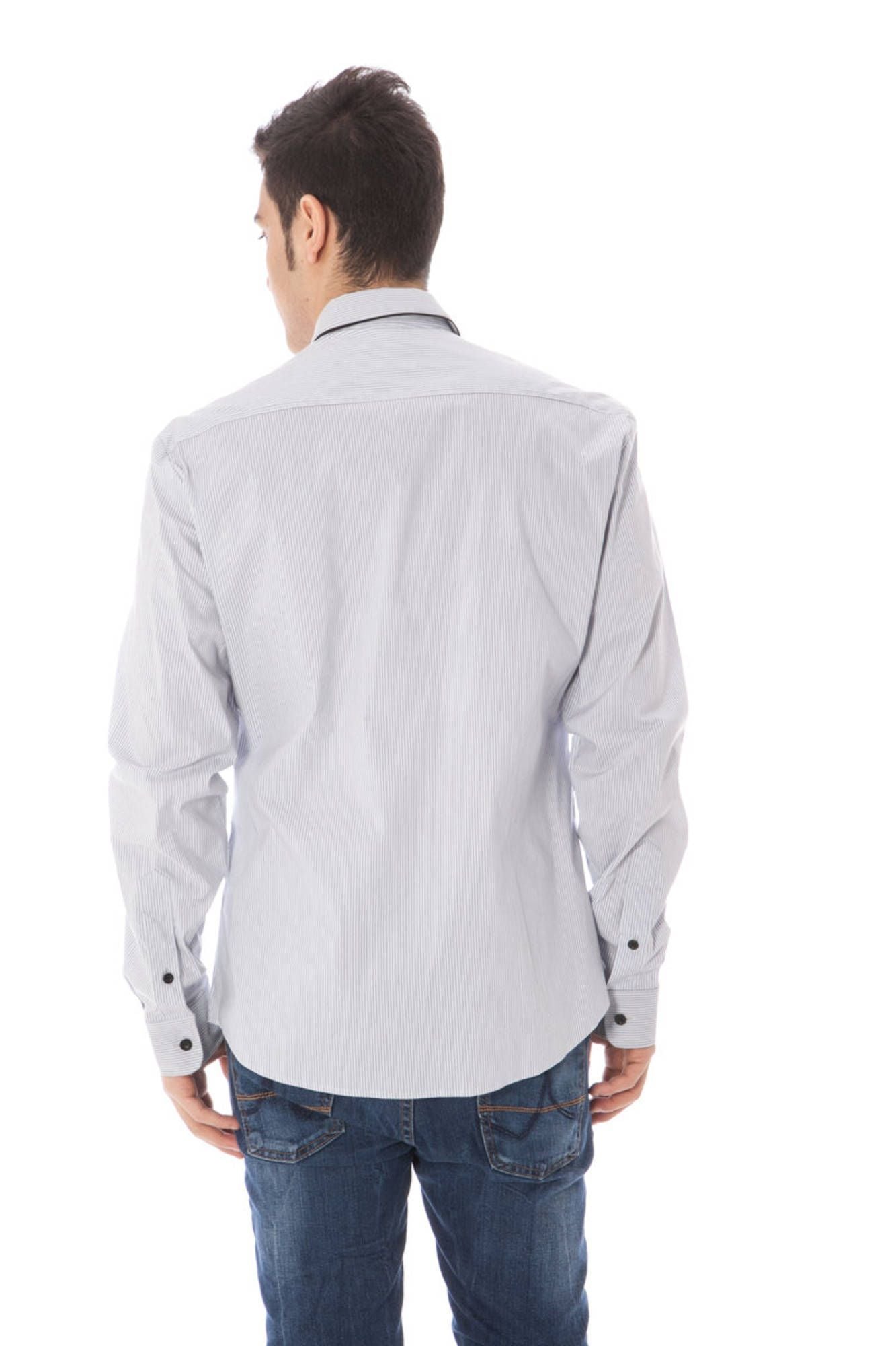 Costume National Light Blue Cotton Shirt