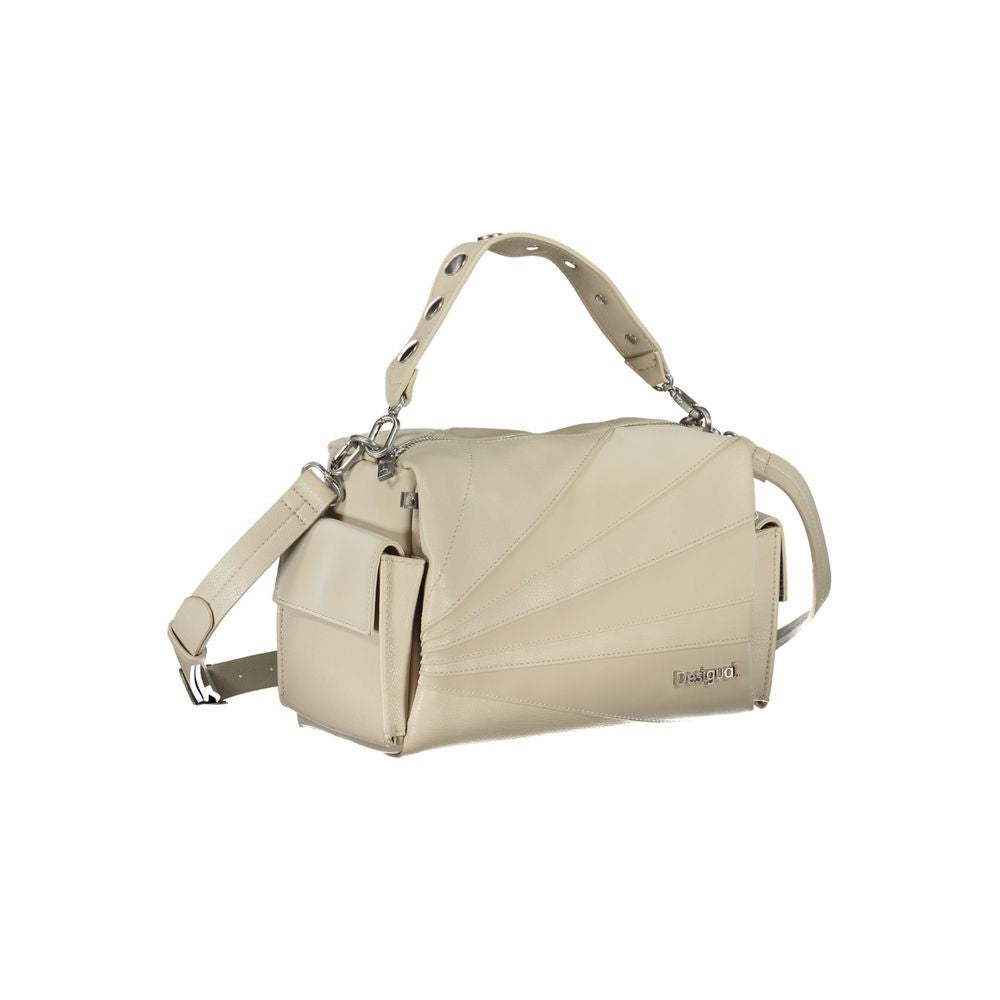 Desigual Beige Polyethylene Handbag