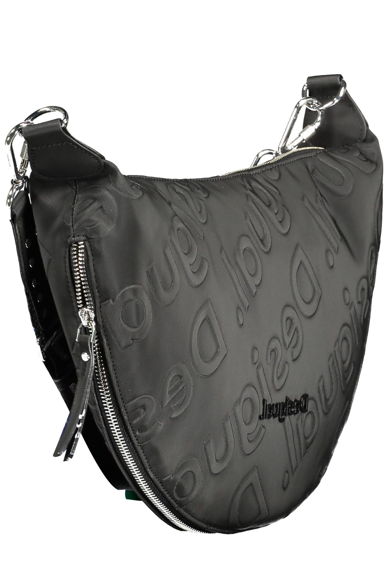 Desigual Chic Black Expandable Shoulder Bag