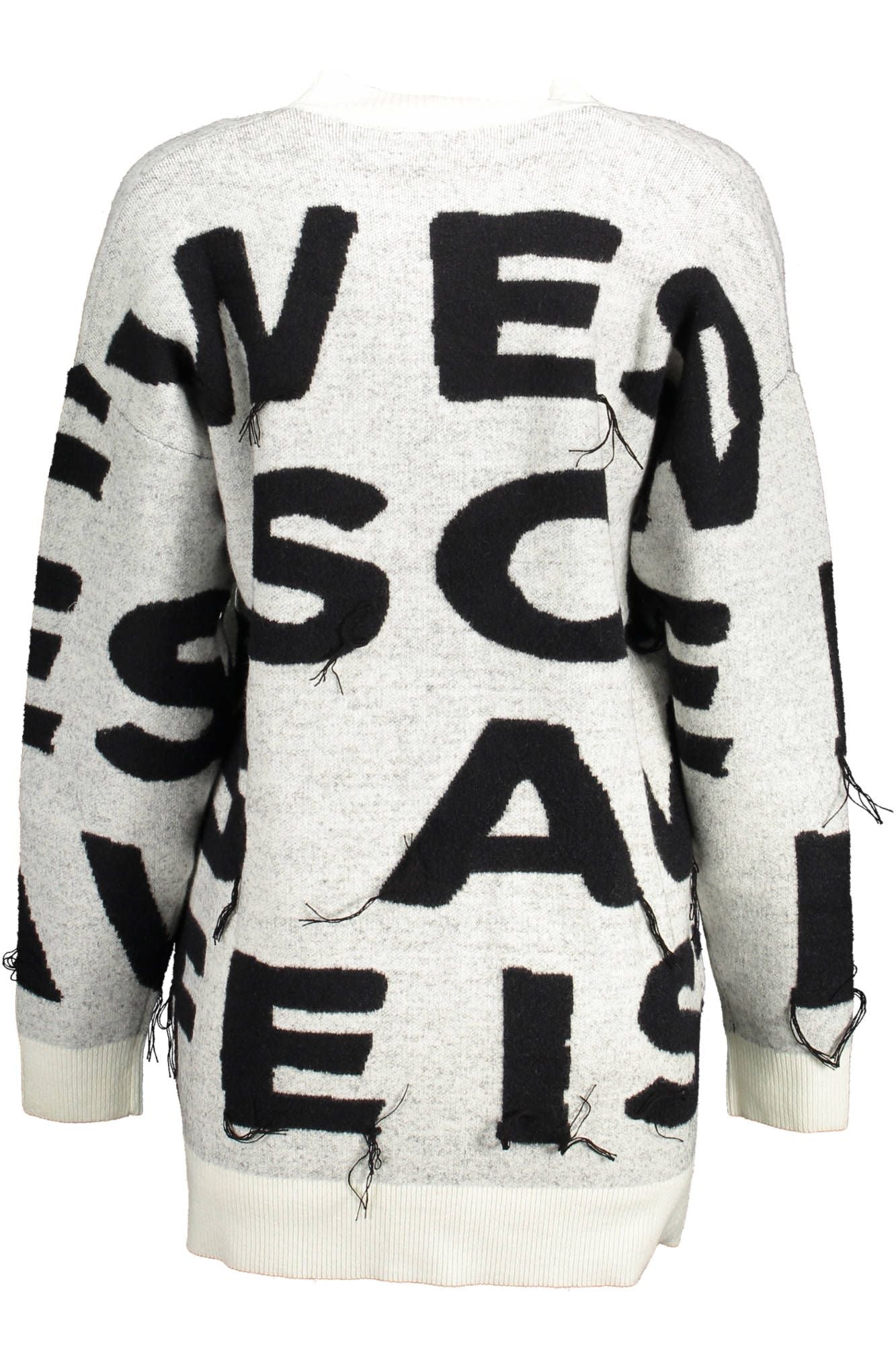 Desigual White Polyester Sweater