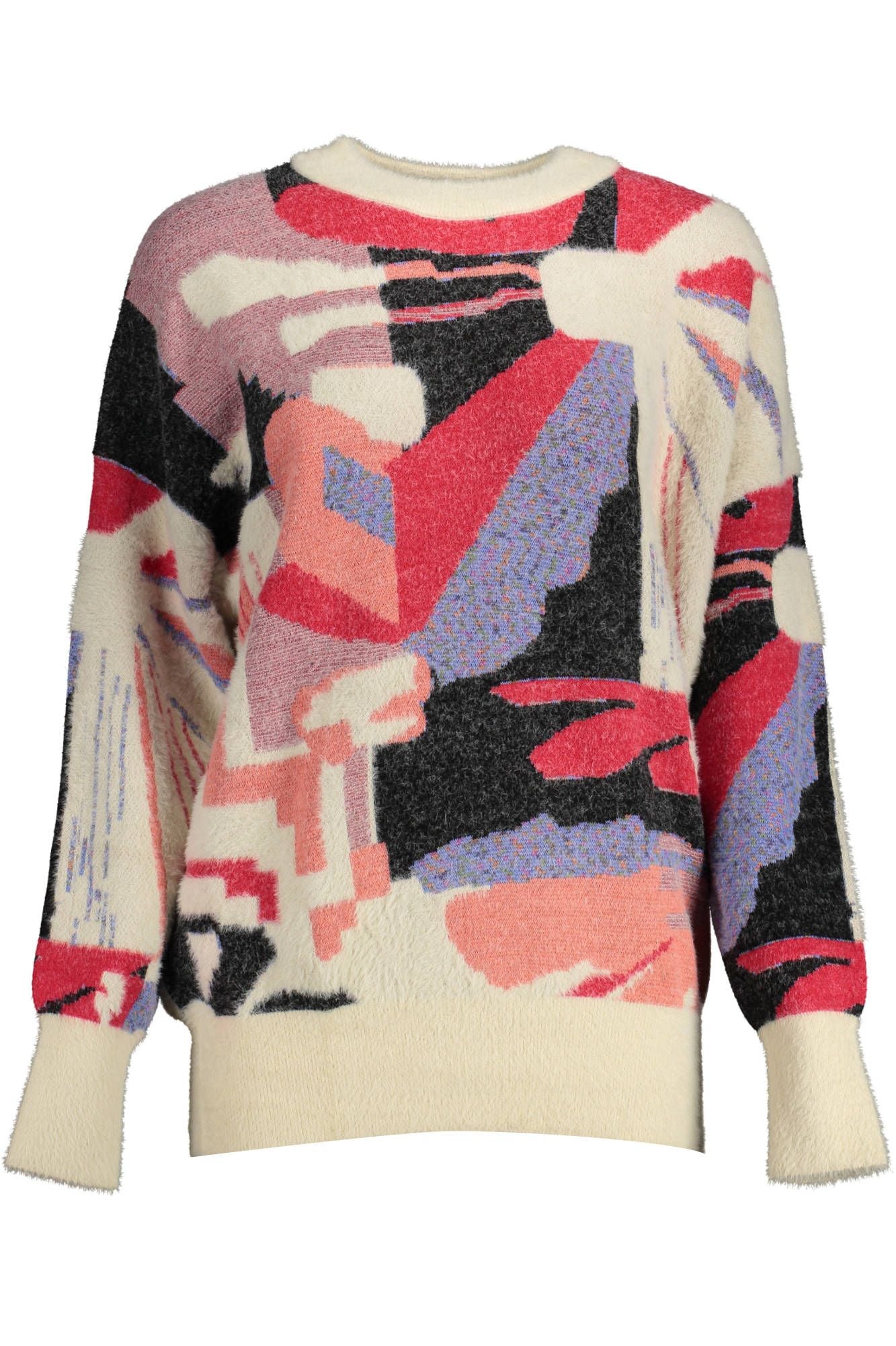 Desigual White Cotton Sweater