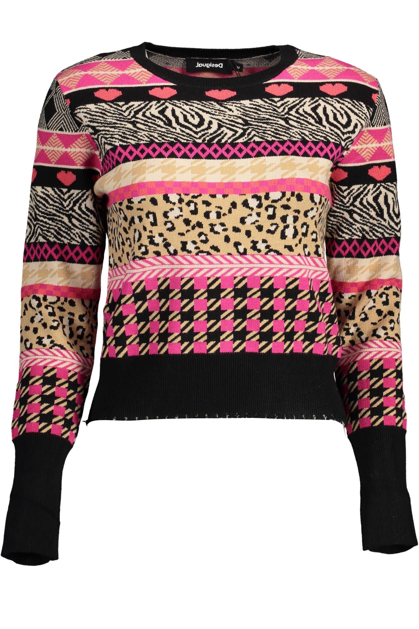 Desigual Black Polyester Sweater