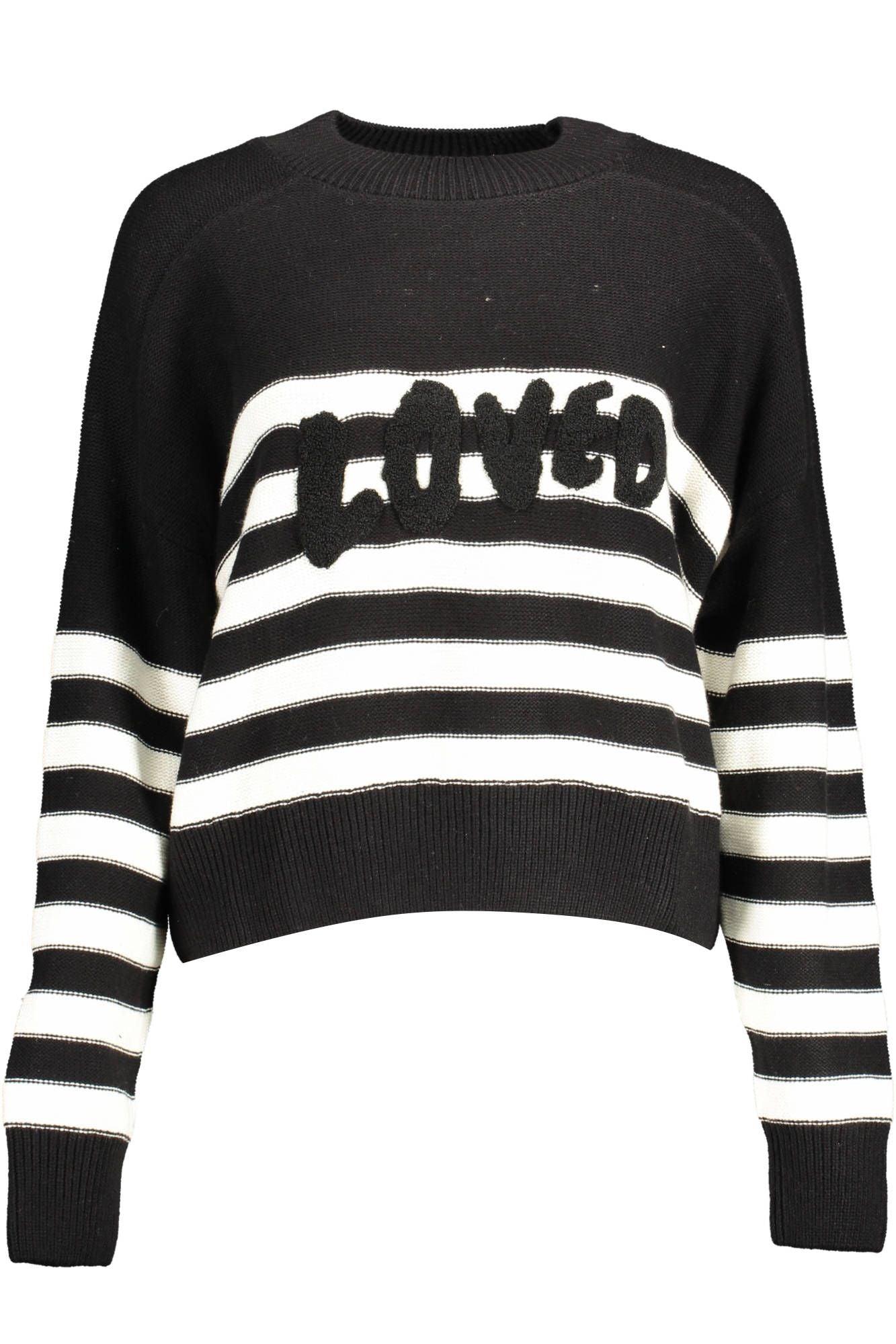 Desigual Black Cotton Sweater