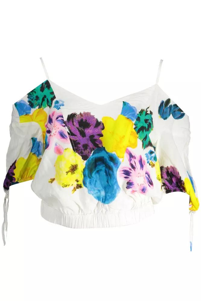 Desigual White Viscose Tops & T-Shirt