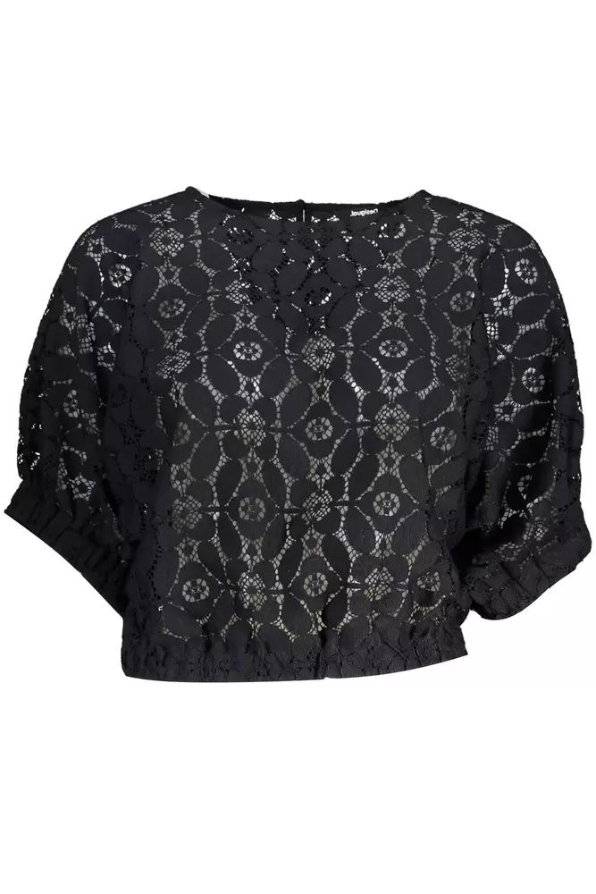 Desigual Black Polyester Tops & T-Shirt