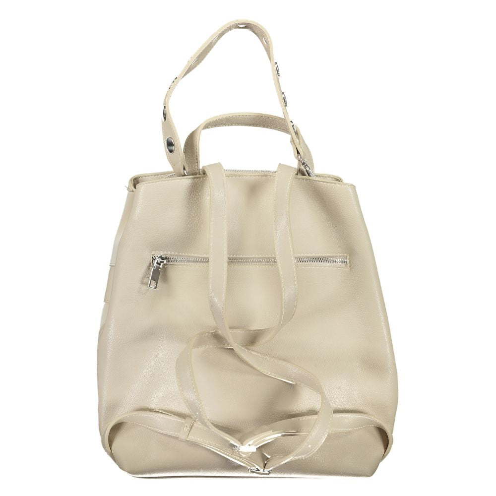 Desigual Beige Polyethylene Backpack