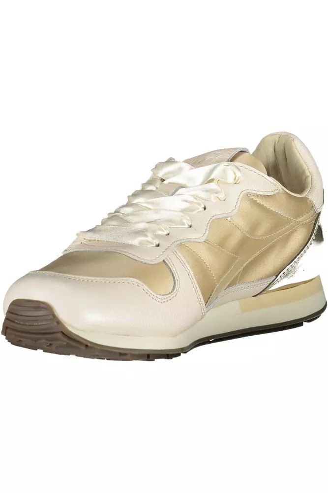 Diadora Beige Fabric Sneaker