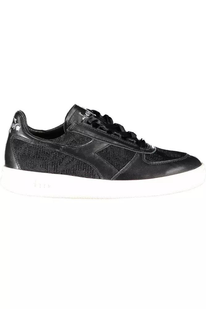 Diadora Black Fabric Sneaker