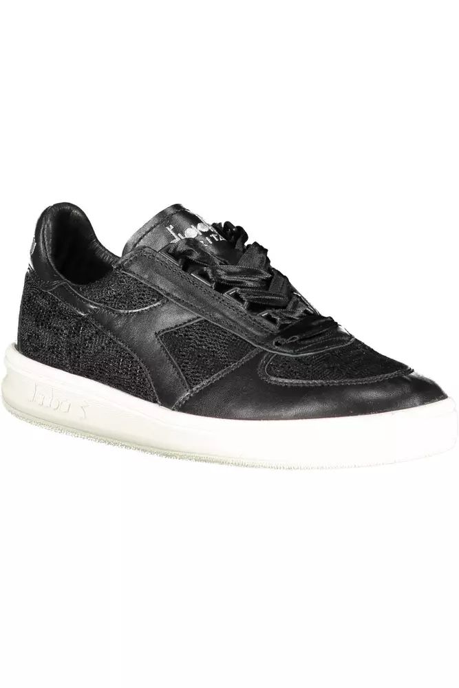 Diadora Black Fabric Sneaker