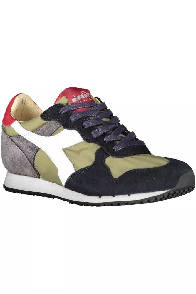 Diadora Green Fabric Sneaker