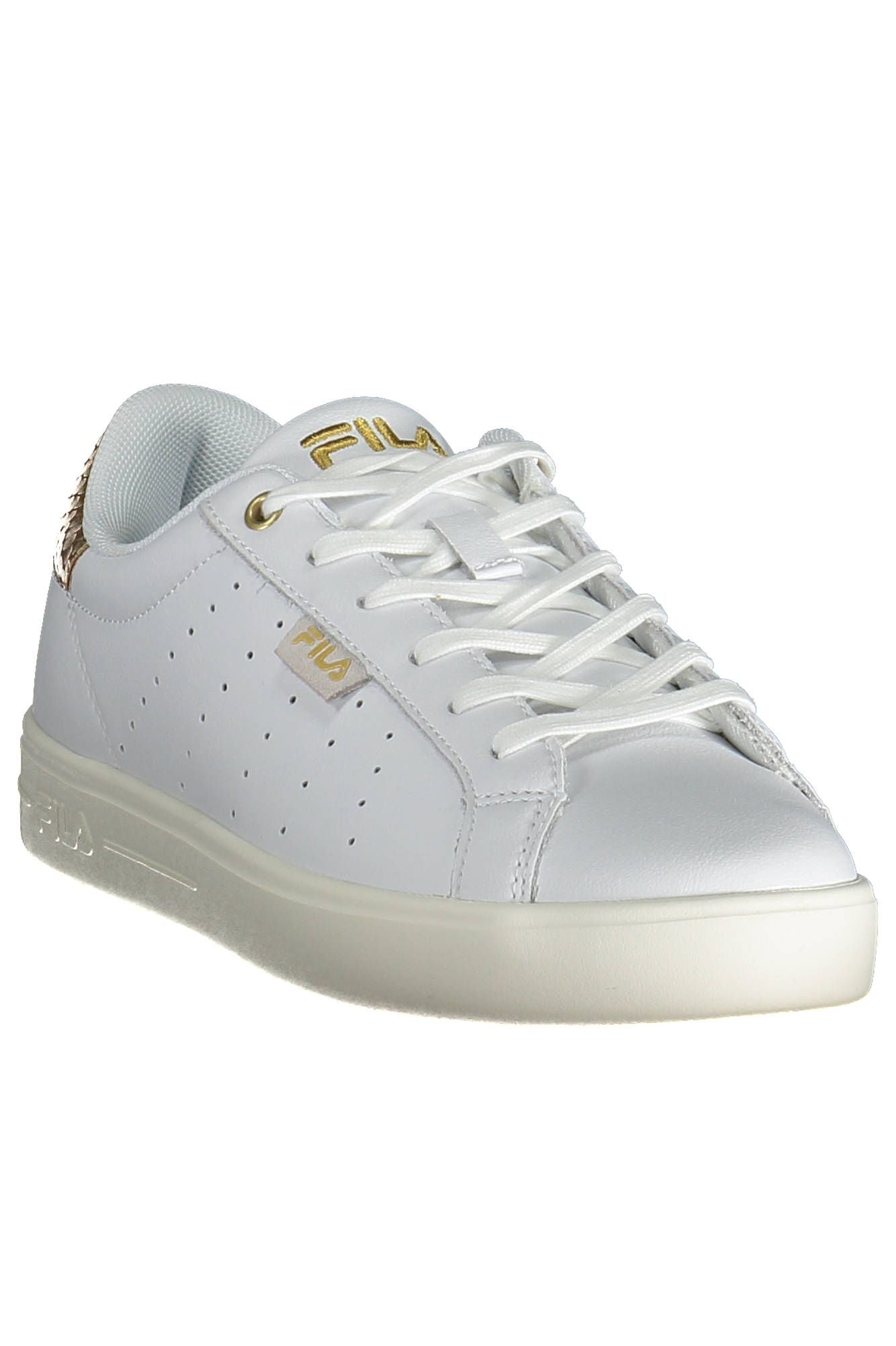 Fila White Polyester Sneaker