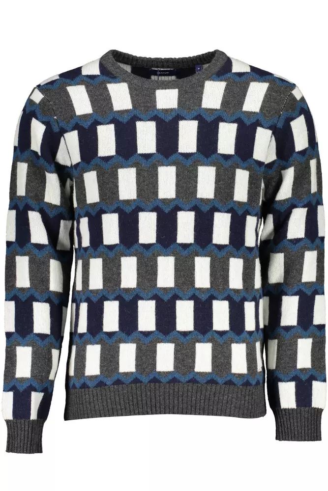 Gant Blue Wool Sweater