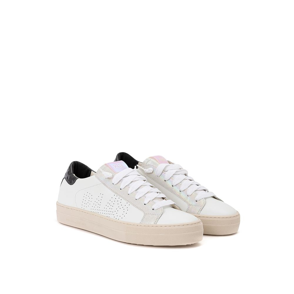 P448 White Leather Sneaker