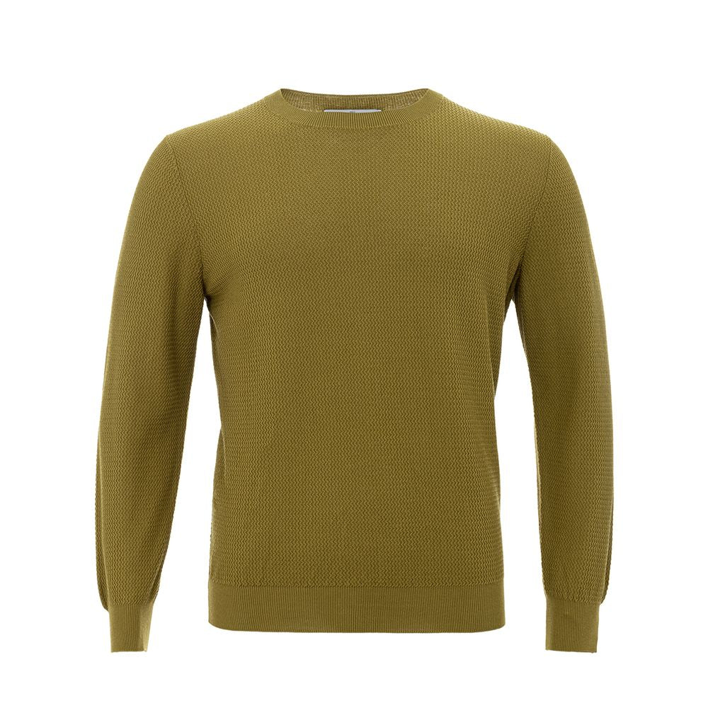 Gran Sasso Green Cotton Sweater