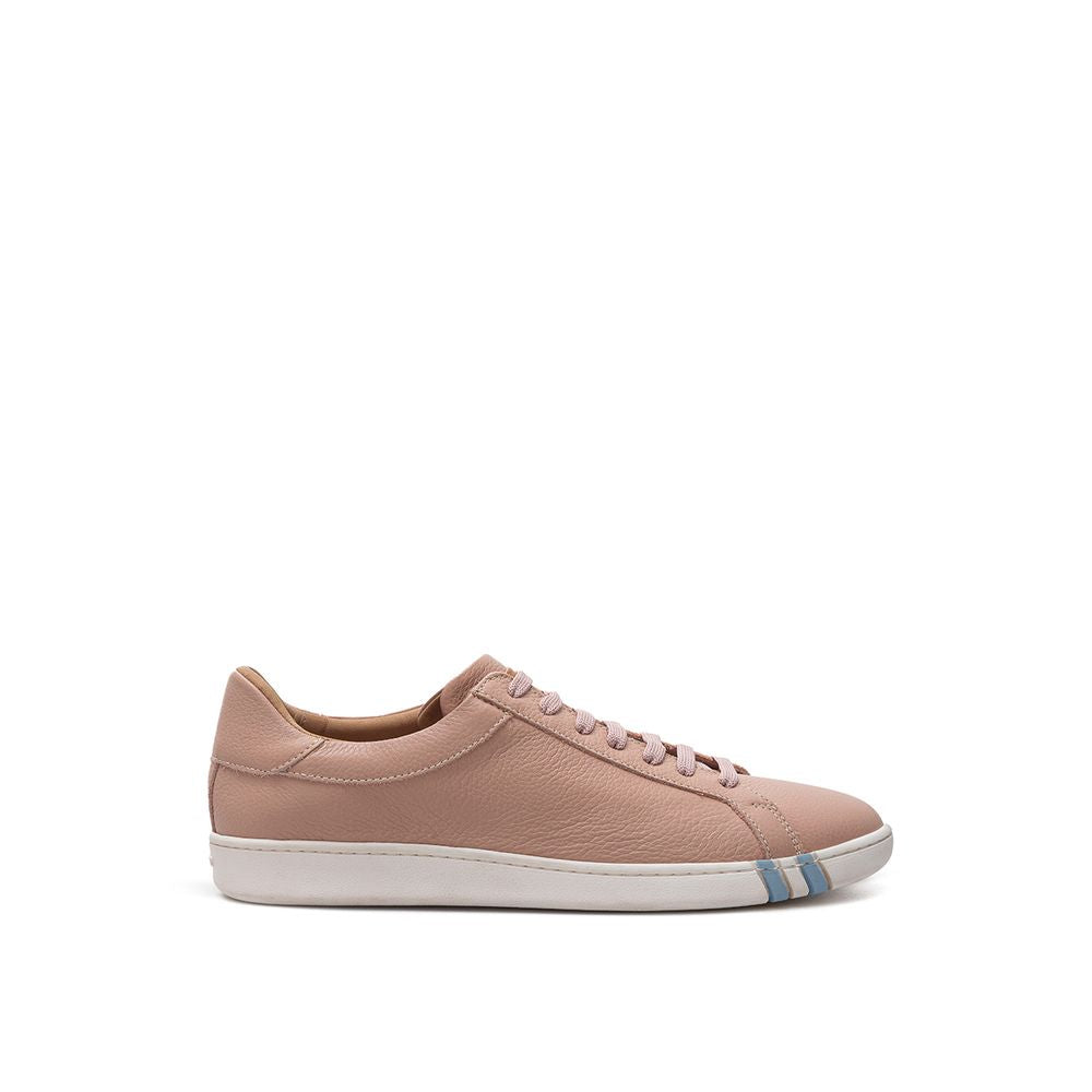 Bally Pink Leather Sneaker