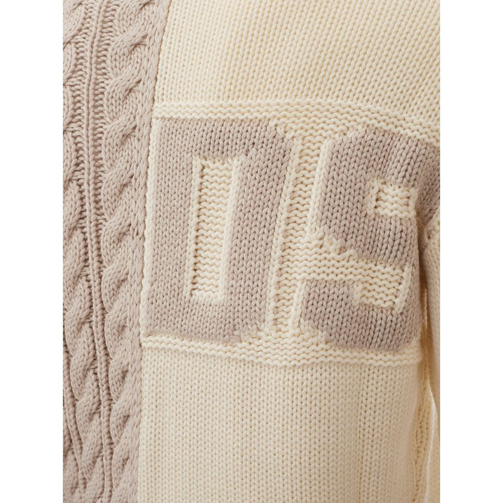 GCDS Beige Wool Sweater