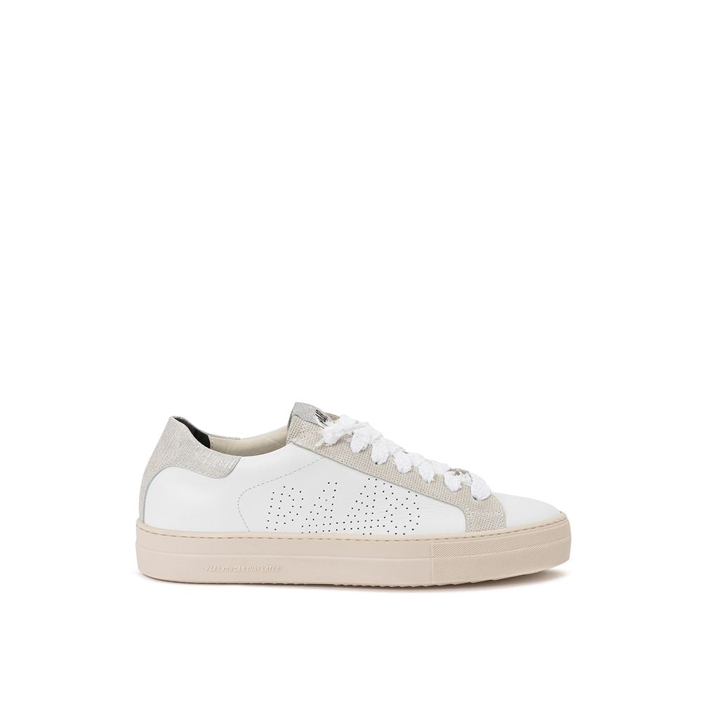 P448 White Leather Sneaker