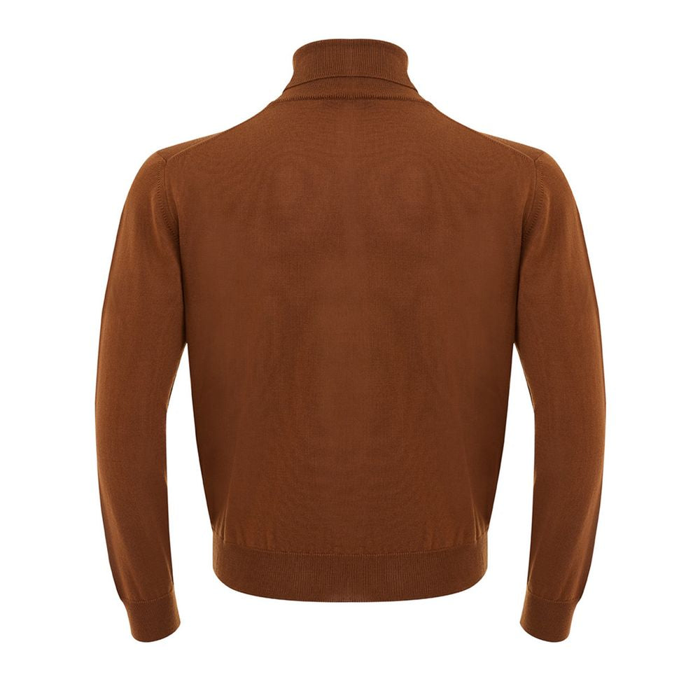 FERRANTE Brown Wool Sweater