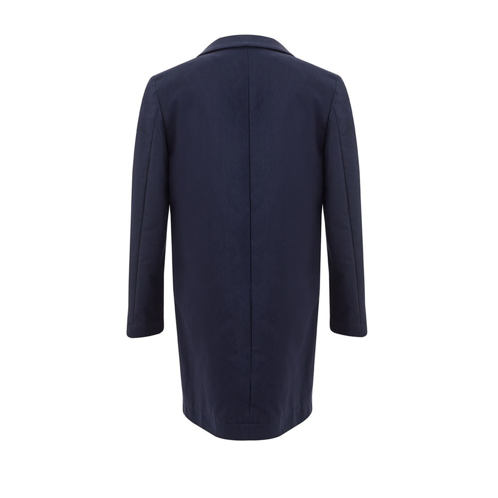 Lardini Blue Cotton Jackets & Coat