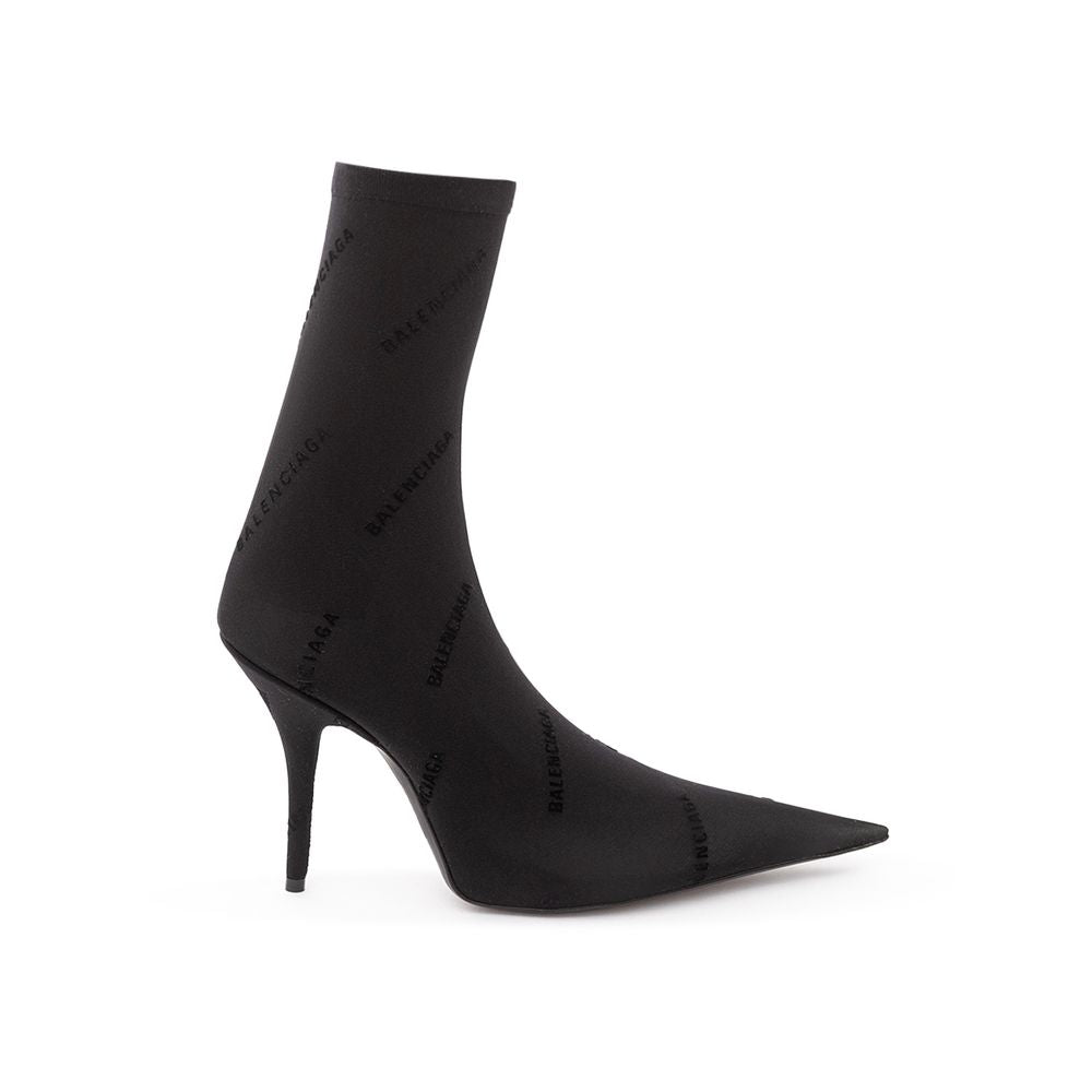 Balenciaga Black Spandex Boot